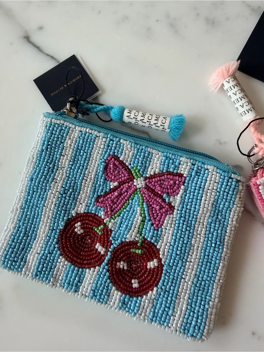 Beaded Coin Purse Travel Pouch